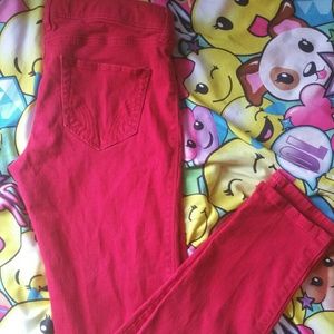 Red Hollister Skinny Jeans
